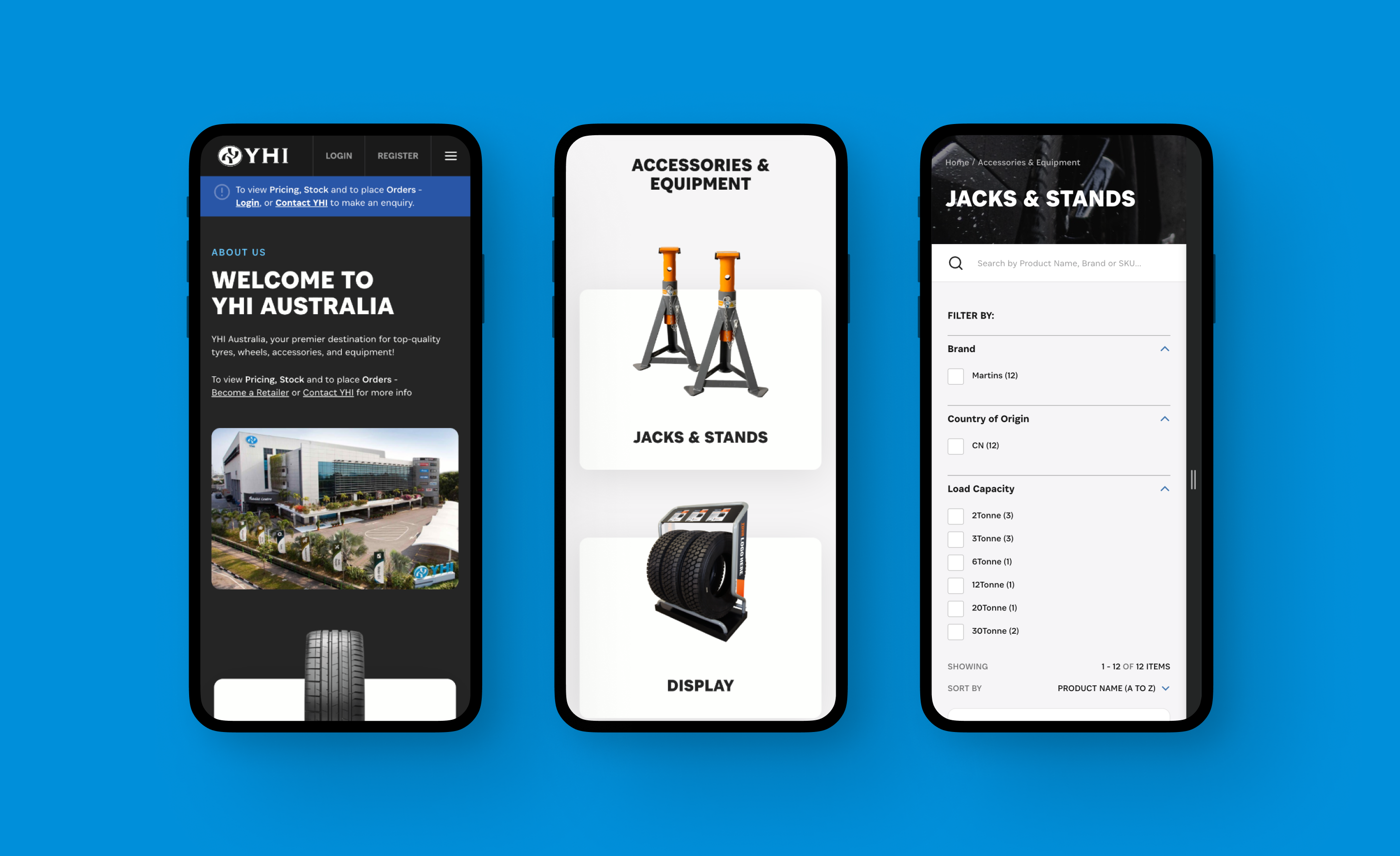 YHI Australia, mobile designs