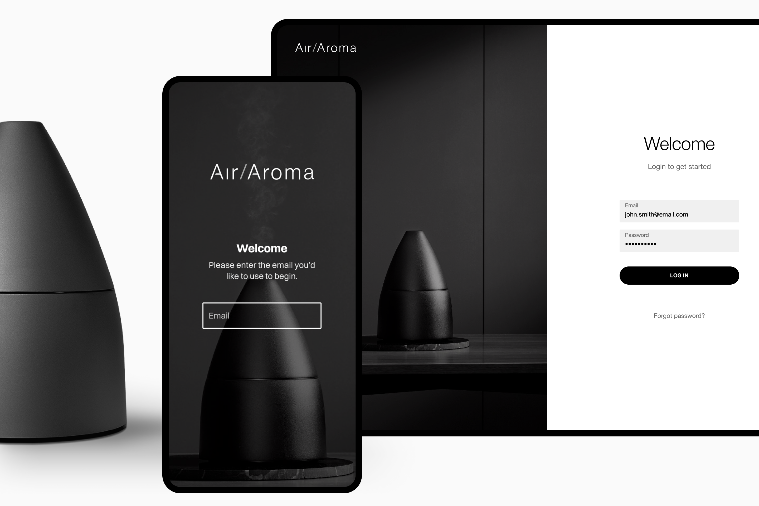 Air Aroma app and hardware